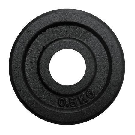Závažie oceľové 0.5 kg (30 mm) SPARTAN