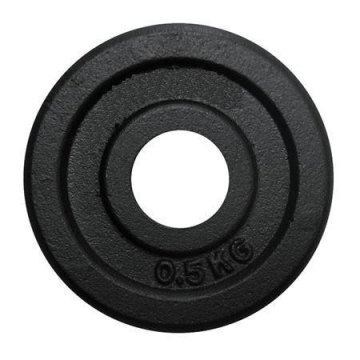 Závažie oceľové 0.5 kg (30 mm) SPARTAN