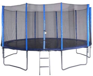 Trampolína Spartan 460cm + ochranná sieť schodíky k trampolíne ZADARMO!
