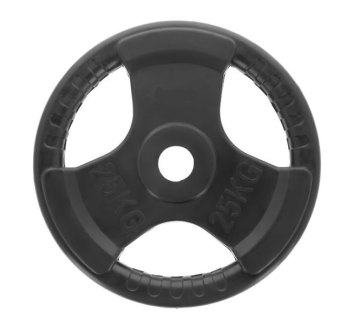 Pogumovaný olympijský kotúč SPARTAN TRI GRIP 25 kg