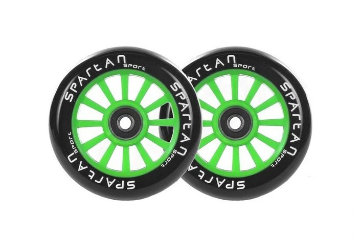 Kolieska na kolobežku SPARTAN Stunt 100 mm zelené