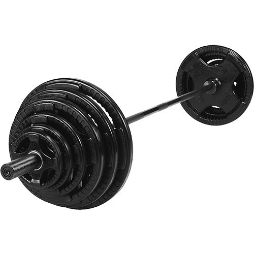 Olympijsky činkový set SPARTAN 130 kg - pogumovaný