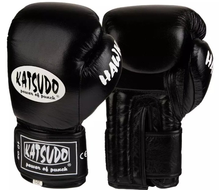 Boxovacie rukavice Katsudo HAWK čierne