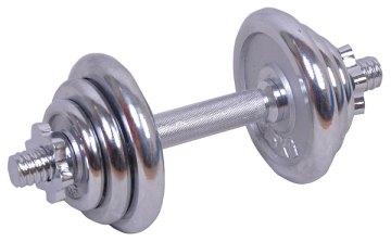 Spartan nakladacia činka 1 x 15 kg chromová