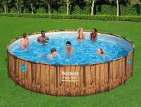 Bestway Bazén Power Steel Wood Swim Vista 5,49 x 1,22 m 56977