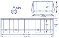 Bestway Power Steel 549 x 274 x 122 cm 56710