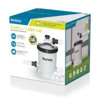 Bestway 58870 Bazénové filtračné čerpadlo 5678 l/h + Polysphere filtračné guľôčky v cene