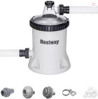 Bestway 58870 Bazénové filtračné čerpadlo 5678 l/h + Polysphere filtračné guľôčky v cene