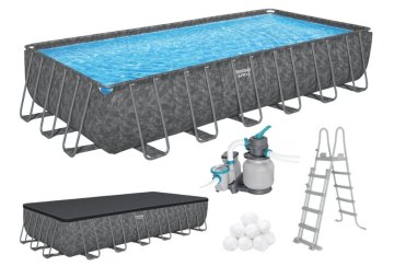 Bazén Frame Pool ALL YEAR APX 365 732x366 cm Pump Redder Bestway 561KG