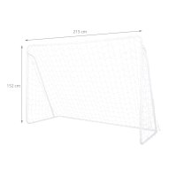 Futbalová sieť NILS NT8215 215 x 152 x 76 cm