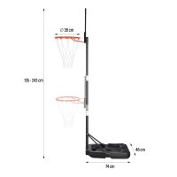 Basketbalový kôš NILS ZDK001