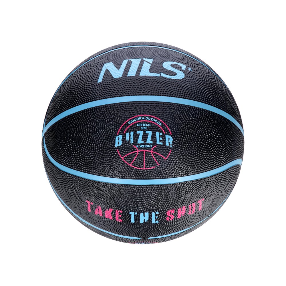 Basketbalová lopta NILS NPK271 Buzzer 7 čierna