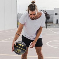 Basketbalová lopta NILS NPK270 Slasher 7 čierna