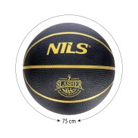 Basketbalová lopta NILS NPK270 Slasher 7 čierna