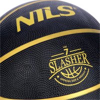 Basketbalová lopta NILS NPK270 Slasher 7 čierna