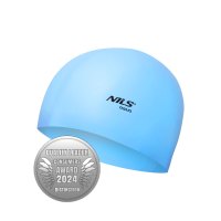 Silikónová čiapka NILS Aqua NQC BL01 svetlomodrá