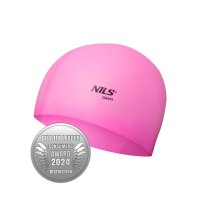 Silikónová čiapka NILS Aqua NQC PK02  svetloružová