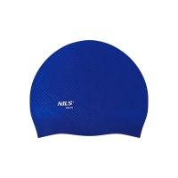 Silikónová čiapka NILS Aqua NQC Dots tmavomodrá