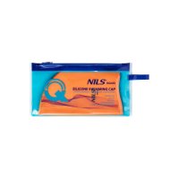 Silikónová čiapka NILS Aqua NQC Dots oranžová