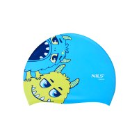 Detská silikónová čiapka NILS Aqua NQC Monster