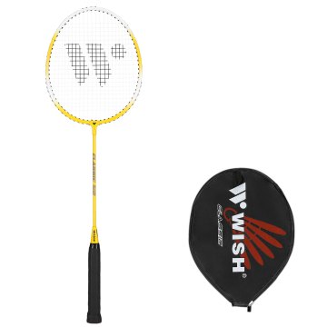 Bedmintonová raketa WISH Alumtec 215 žltá
