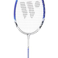 Bedmintonová raketa WISH Alumtec 317 strieborno-modrá
