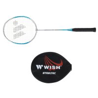 Bedmintonová raketa WISH Steeltec 216, modro / čierna