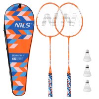 Súprava 2 bedmintonových rakiet NILS NRZ2051