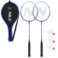 Súprava 2 bedmintonových rakiet NILS NRZ210