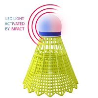 Bedmintonové loptičky NILS NBL6293 s LED 3 ks