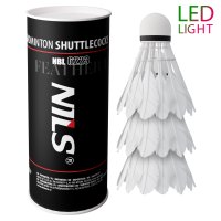 Badmintonové loptičky NILS NBL6223 s LED 3 ks