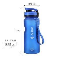 Tritanová fľaša na pitie NILS Camp NC1740 600 ml modrá