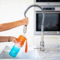 Tritanová fľaša na pitie NILS Camp NCD68 1000 ml oranžovo-modrá