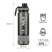 Tritanová fľaša na pitie NILS Camp NCD07 700 ml