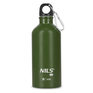 Nerezová turistická fľaša NILS Camp NC3801 zelená 500 ml