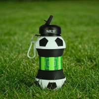 Skladacia silikónová fľaša NILS Camp NC4104 550ml futbal