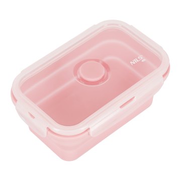 Skladací desiatový box NILS Camp NC4105 500ml ružový