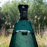 Skladacia prezliekacia/sprchovacia kabína NILS Camp NC1706 zelená