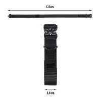 Taktický opasok NILS Camp NC1729 čierny 125 cm