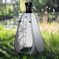Skladacia prezliekacia/sprchovacia kabína NILS Camp NC1706 sivá