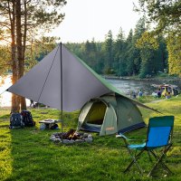 Cestovná plachta / tarp NILS Camp NC17107 zelená