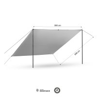 Cestovná plachta / tarp NILS Camp NC17107 zelená