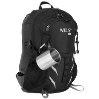 Kempingový hrnček NILS Camp NC17110 s karabínou 300ml čierny