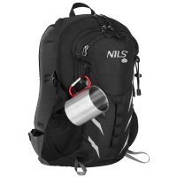 Kempingový hrnček NILS Camp NC17110 s karabínou 300ml červený