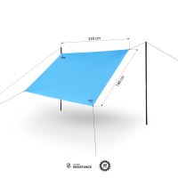 Cestovná plachta / tarp NILS Camp NC17111 modrá