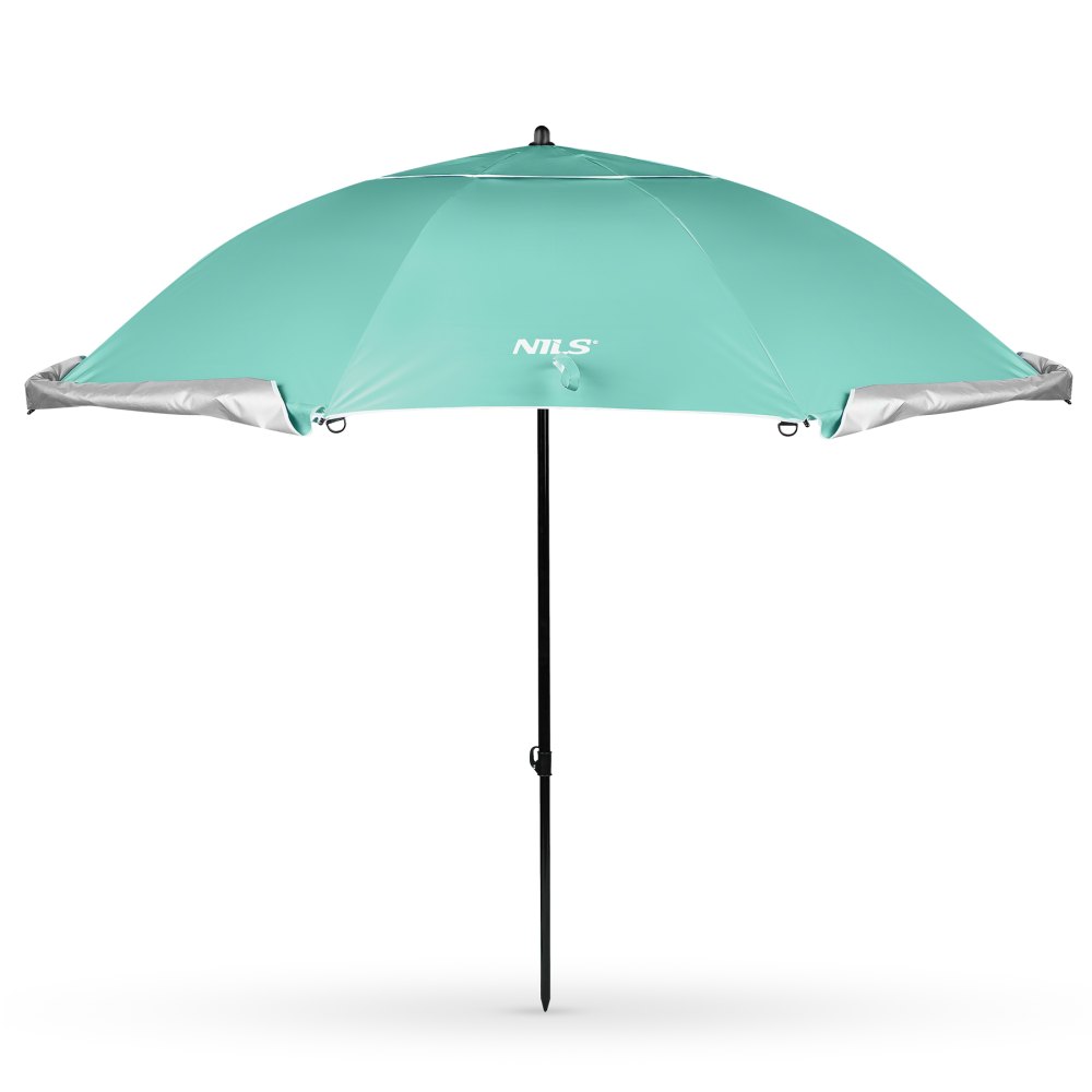 Plážový slnečník / paraván NILS Camp NC17114 240 cm zelený