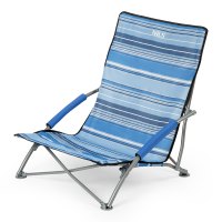 Plážové kreslo NILS NC3035 modro-biele