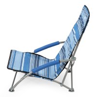 Plážové kreslo NILS NC3035 modro-biele