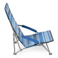 Plážové kreslo NILS NC3035 modro-biele