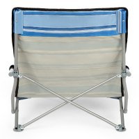 Plážové kreslo NILS NC3035 modro-biele